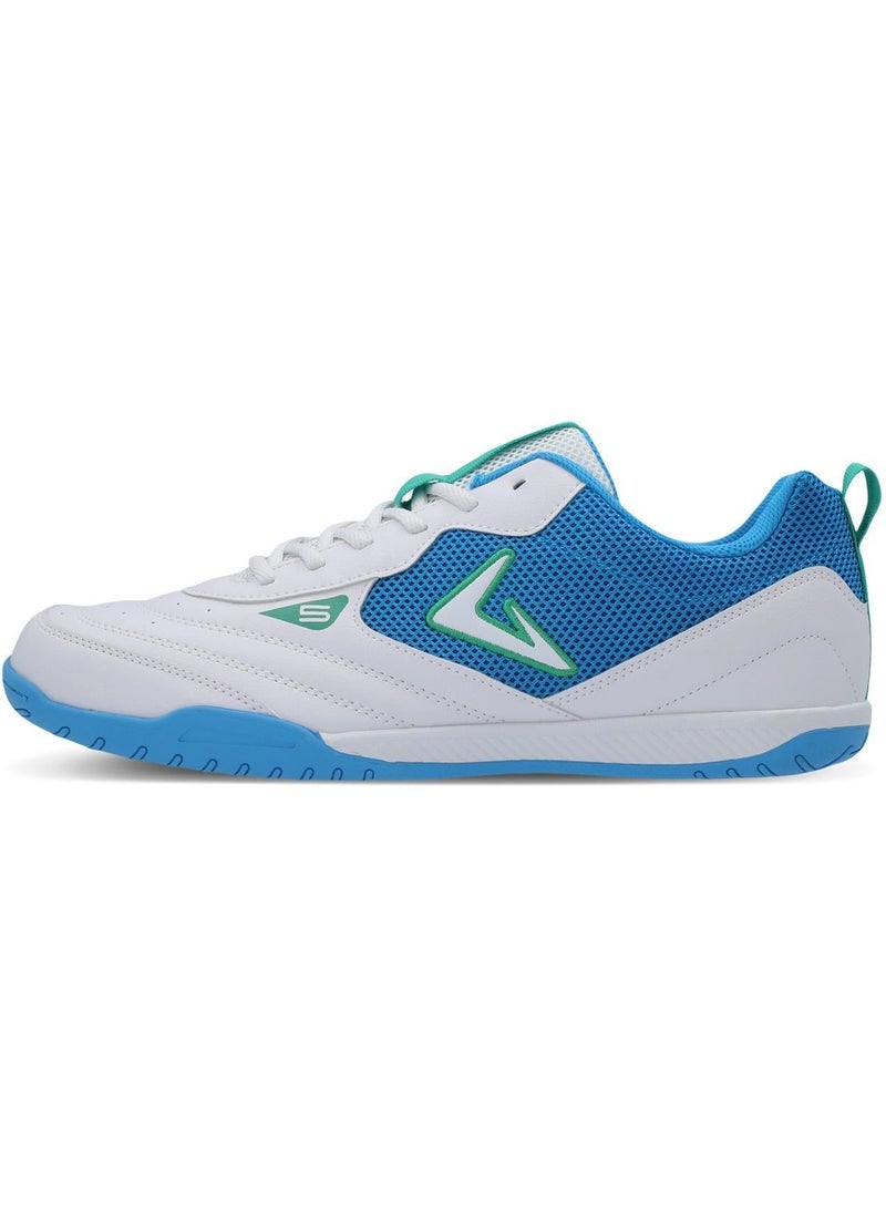 Demix Men’s Indoor Football Shoes White – Non-Slip Rubber Sole, Shock-Absorbing Midsole for Indoor Play - Image 3