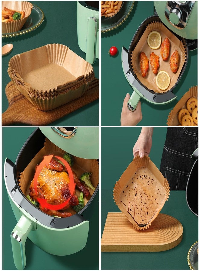 LYHOLKEER Air Fryer Liners Disposable,300Pcs LYHOLKEER 9inch Airfryer Liners for 5-8QT Air Fryer,Square Air Fryer Parchment Paper Liners for Ninja AF141,AF142,AF181,AF182,COSORI,Chefman,Instant Pot,Cuisinart - Image 4