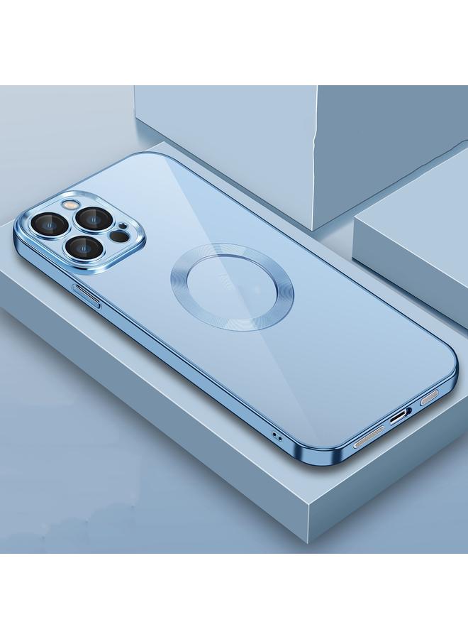 زبون جراب لهاتف iPhone 12 Pro Max 9D مطلي بالكهرباء مع غشاء عدسة شفاف من البولي كربونات + جراب مقاوم للصدمات من مادة TPU - Image 1