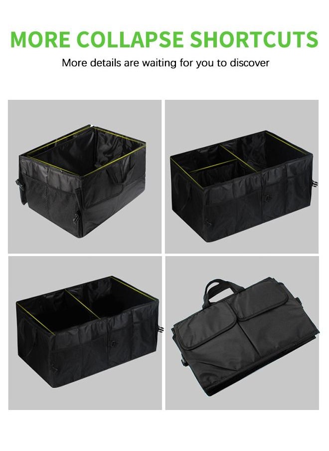 GROIC Trunk Organizer for Car, Collapsible Car Organizer Multi-Compartment Car Storage for SUV and Sedan Truck Car Travel Storage Foldable, Car Trunk Organizer  - Image 3