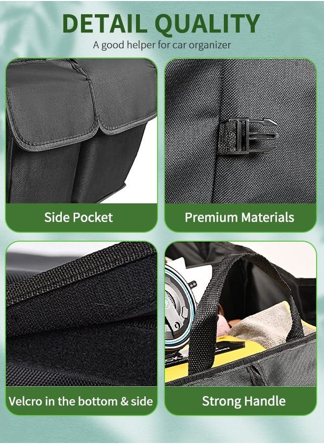 GROIC Trunk Organizer for Car, Collapsible Car Organizer Multi-Compartment Car Storage for SUV and Sedan Truck Car Travel Storage Foldable, Car Trunk Organizer  - Image 5