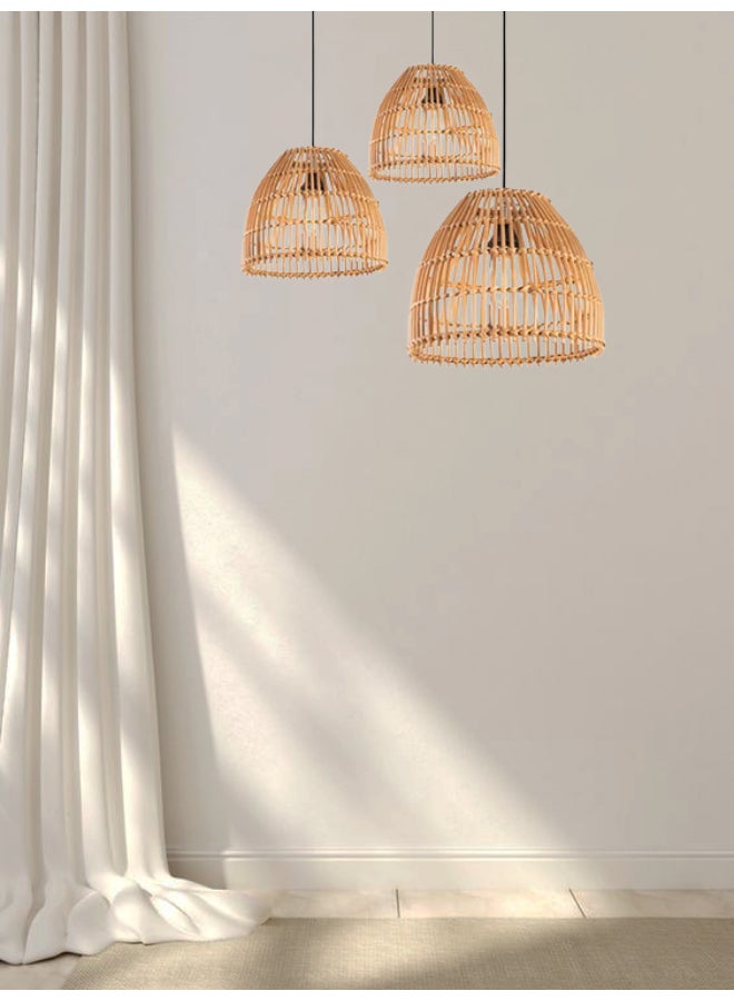 tbshomelamp Bamboo-Boho Celling Lighting Beige  60x40 cm 