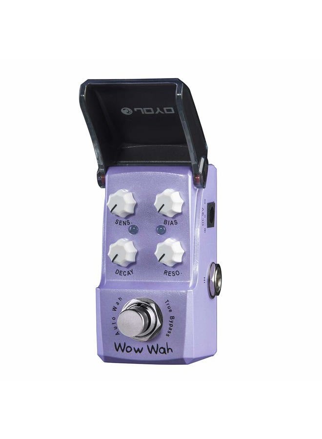 JOYO Auto Wah Wow Wah Mini Pedal for Electric Guitar Effects True Bypass Ironman Series JF-322 - Image 1