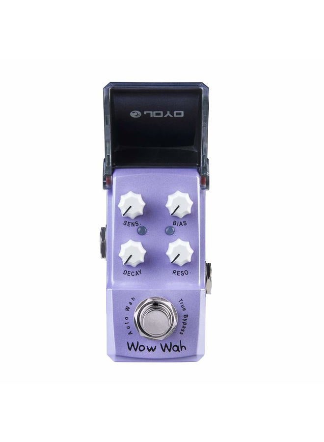 JOYO Auto Wah Wow Wah Mini Pedal for Electric Guitar Effects True Bypass Ironman Series JF-322 - Image 4