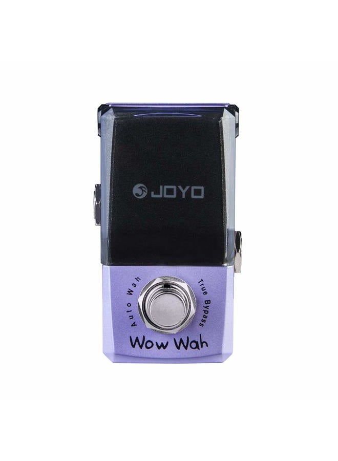 JOYO Auto Wah Wow Wah Mini Pedal for Electric Guitar Effects True Bypass Ironman Series JF-322 - Image 5