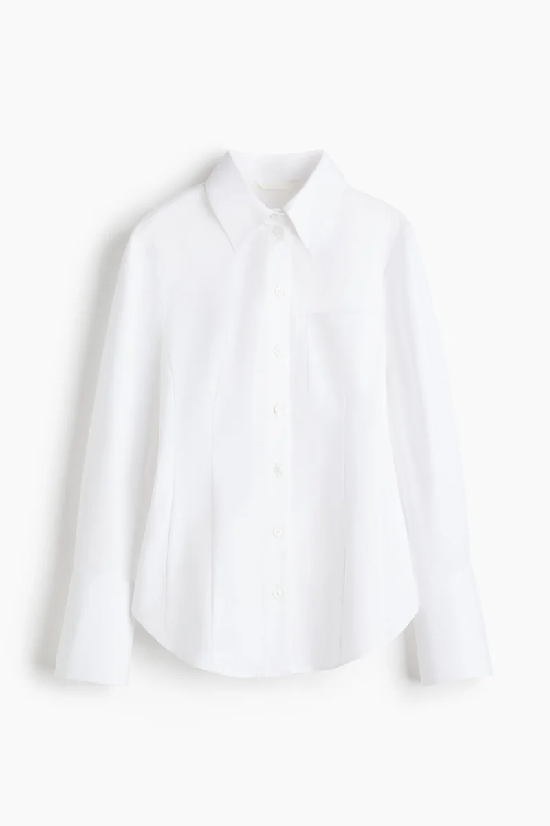 H&M Fitted cotton shirt