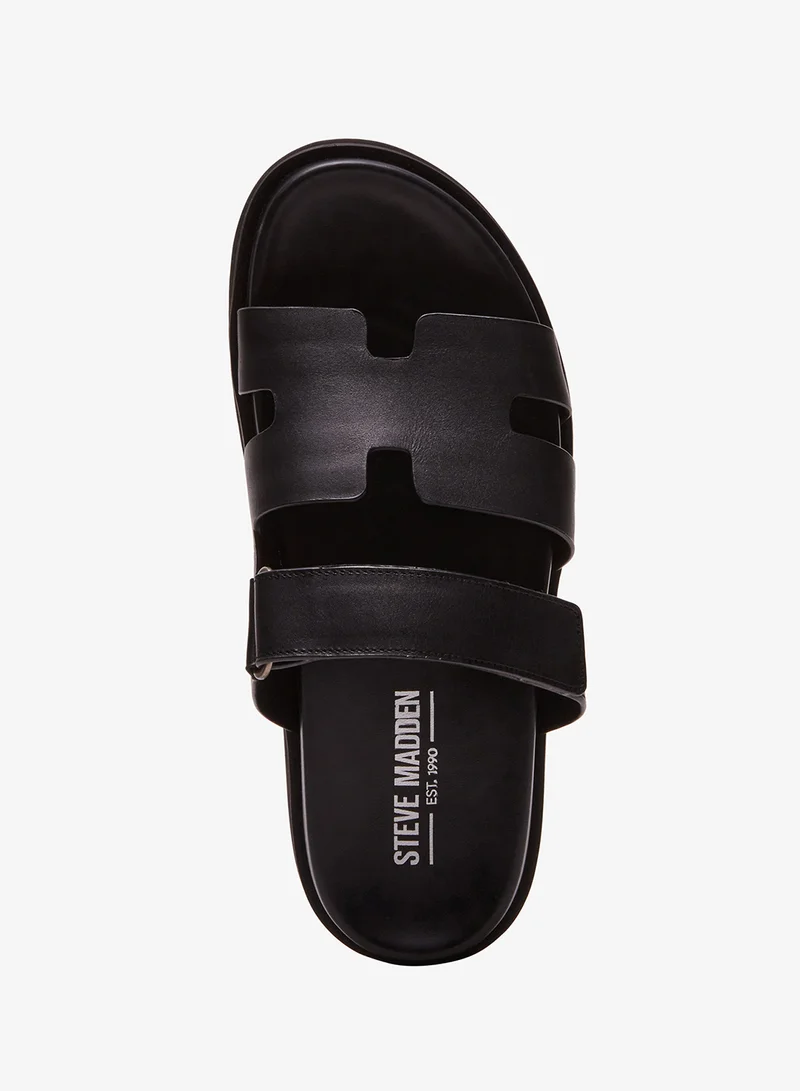 Steve Madden BLACK Maiven Casual Sandals for Men | Best Price UAE