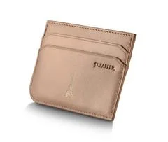 Sheaffer Sheaffer 100 EIP 9377 Champagne Gold Ballpoint Pen with Champgne Gold Trim and Full-Grain Credit Card Holder - Gift Set