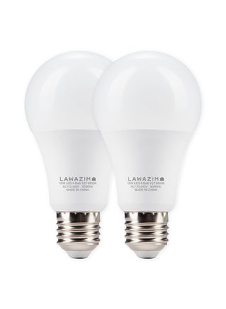 12W LED Bulb A65 E27 - 2 Piece 6500K Daylight - Energy Saving 70W Equivalent Non-Dimmable Lightbulbs with 960 Lumens and Long-Lasting 15,000H Design - for Home, Kitchen, and Bedroom Lighting - pzsku/ZF336DB438611949A792FZ/45/1746532915/c6f21b6e-ed22-442f-9a45-3e15ed132953