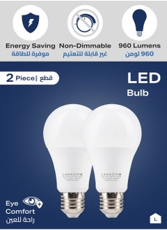 LAWAZIM 12W LED Bulb A65 E27 - 2 Piece 6500K Daylight - Energy Saving 70W Equivalent Non-Dimmable Lightbulbs with 960 Lumens and Long-Lasting 15,000H Design - for Home, Kitchen, and Bedroom Lighting  - Image 3