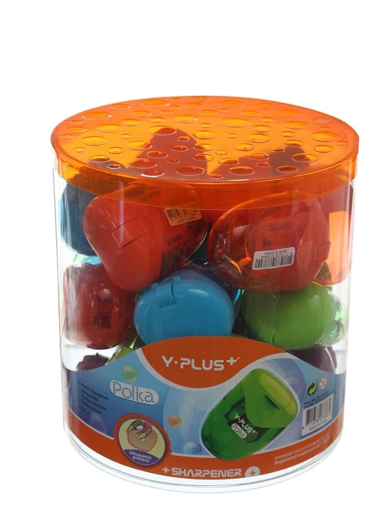 YPlus Y-Plus POIKa Sharpener 2 Hole Jar - Pack of 24 - Image 1