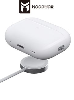 MOOGMAX Moogmax MX-EP51 TWS Wireless Earbuds Pro with ANC noise reduction feature, a charging case supports wireless charging & Speakers to search for when it lost, a clear microphone, and a pop-up window. (only with Iphone)  - Image 4
