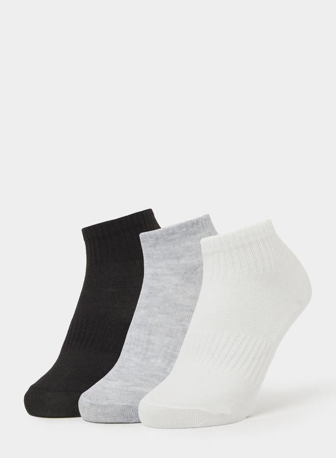 Styli Pack of 3 - Boys Rib Cotton Blend Socks - Image 1