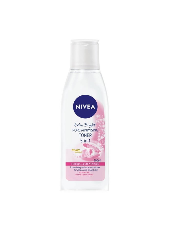 Nivea - Extra Bright Pore Minimiser Toner 5 In 1 200Ml - Image 1