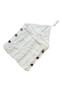 NIBEMINENT Knitted Warm Sleeping Bag Wool White 500x350millimeter 