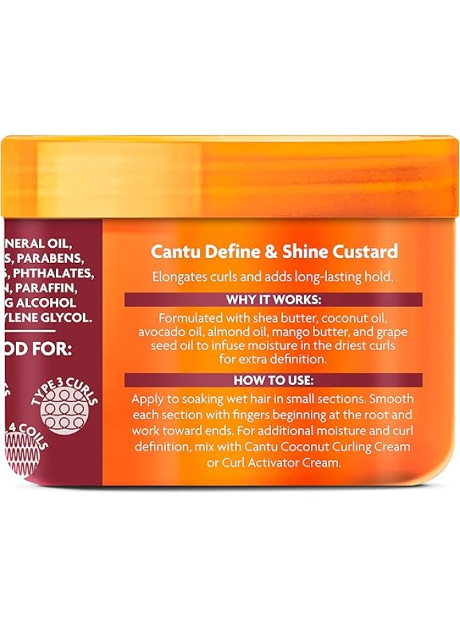 Cantu Shea Butter Define And Shine Custard 340grams - Image 2