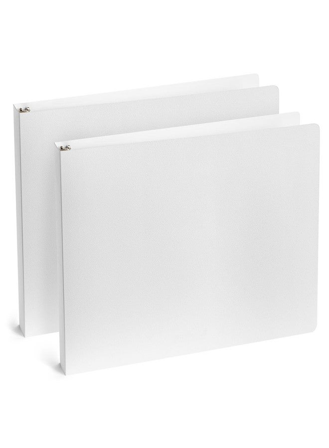 Ruby Paulina 11x17 1" White Poly Binder 2-Pack - Image 1