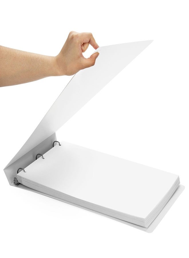 Ruby Paulina 11x17 1" White Poly Binder 2-Pack - Image 3