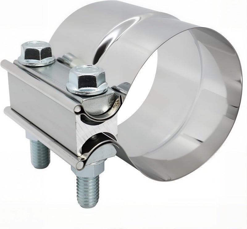 Roadformer 2.5" Lap Joint Exhaust Band Clamp - Preformed Stainless Steel for Exhaust Pipe Connection - Image 3
