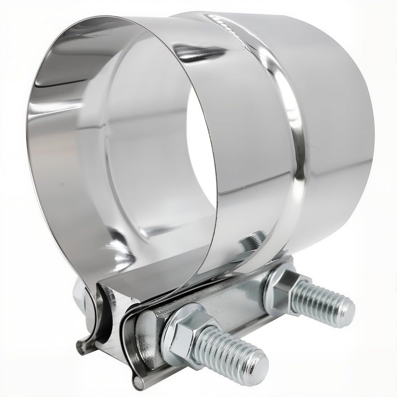 Roadformer 2.5" Lap Joint Exhaust Band Clamp - Preformed Stainless Steel for Exhaust Pipe Connection - Image 1