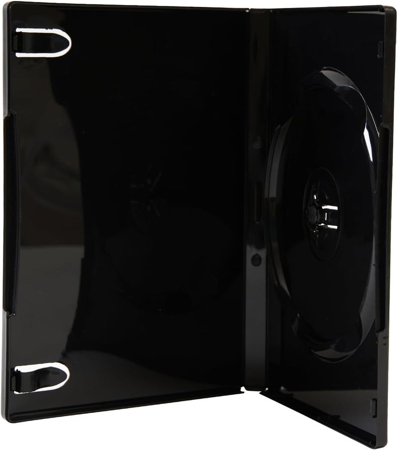 Maxtek Premium Grade Shiny Black Single CD DVD Bluray Disc Case 14mm 10 - Image 2