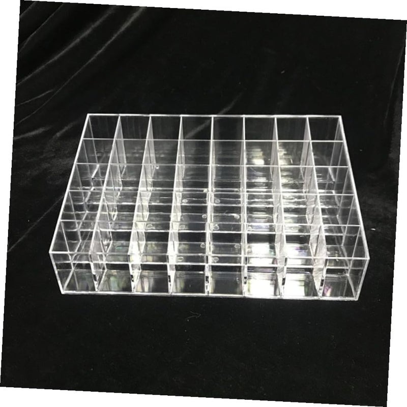Uonlytech 40-grid Lipstick Organizer Lip Gloss Holder Nail Polish Rack Staircase Design for Makeup Storage and Vanity Display - Image 4