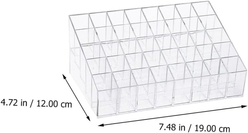 Uonlytech 40-grid Lipstick Organizer Lip Gloss Holder Nail Polish Rack Staircase Design for Makeup Storage and Vanity Display - Image 2