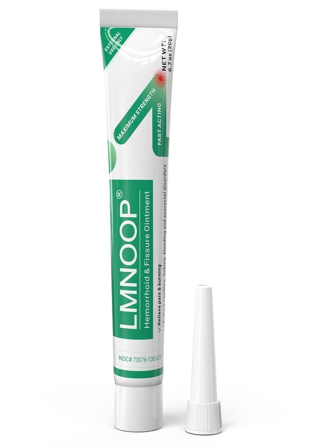 لمنوب مرهم LMNOOP® لعلاج البواسير، علاج فائق القوة وتسكين سريع للألم والحكة والحرق والتورم والشقوق والنزيف وعدم الراحة، كريم طويل الأمد للبواسير الداخلية والخارجية - Image 1