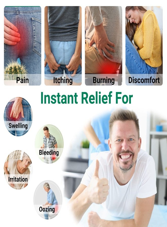 لمنوب مرهم LMNOOP® لعلاج البواسير، علاج فائق القوة وتسكين سريع للألم والحكة والحرق والتورم والشقوق والنزيف وعدم الراحة، كريم طويل الأمد للبواسير الداخلية والخارجية - Image 3