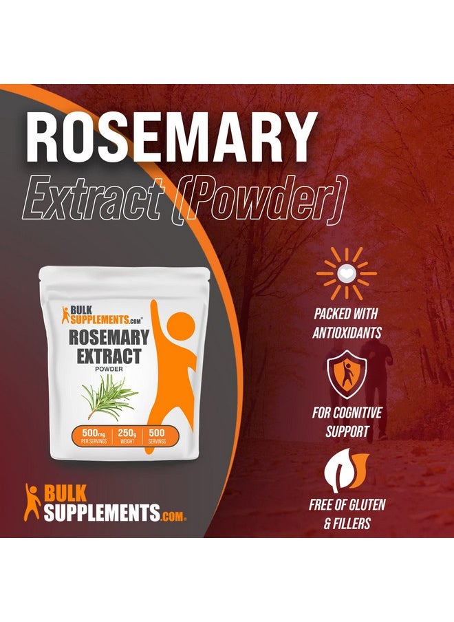 BulkSupplements Com Rosemary Extract Powder Rosemary Leaf Extract Rosemary Powder Rosemary Supplements Antioxidants Supplement 500Mg Per Serving 500 Servings 250 Grams 88 Oz  - Image 3