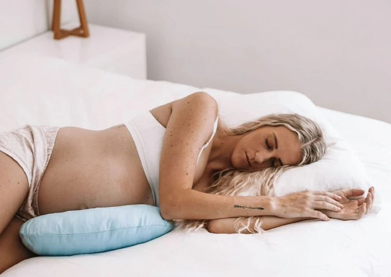 ATOOTFUSION Ultra Soft Butterfly Shaped Body & Maternity Pillow – Comfortable Support for Expecting Mothers (Sky Blue) - Image 3