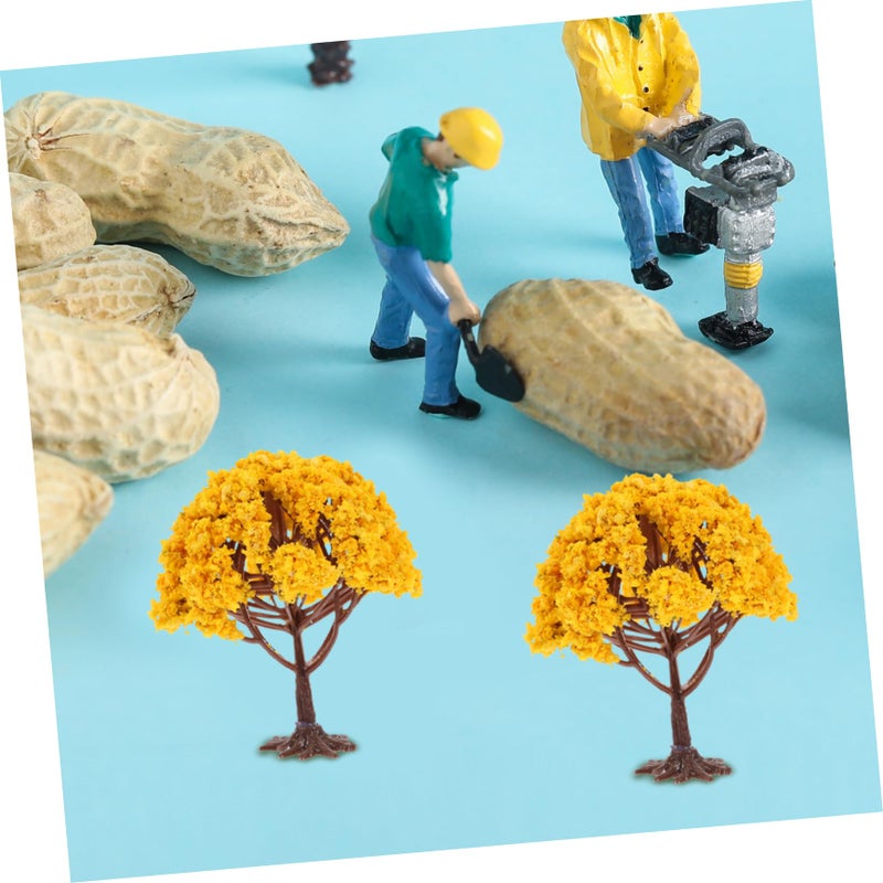 50 Pcs Model Trees Miniature Stands For DIY Landscape Scenery Easy Assembly - Image 5