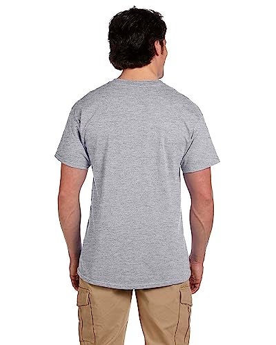 Fruit of the Loom Men's White Crew T-Shirt, White, XX-Large (Pack of 5) - Image 3