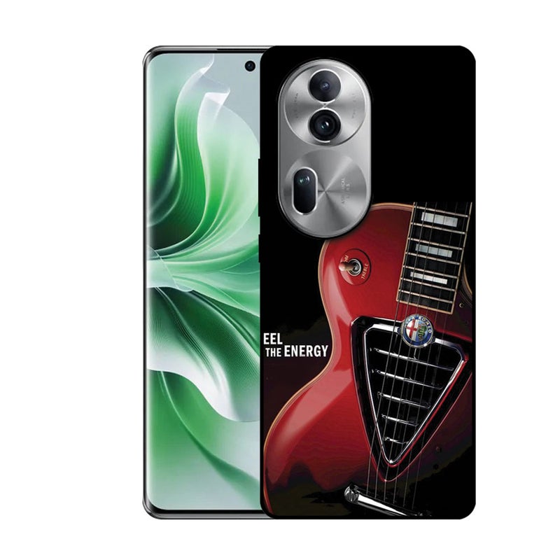 EYE CATCH Printed Protective Case Cover For Oppo Reno 11-  Feel The Energy - Image 1