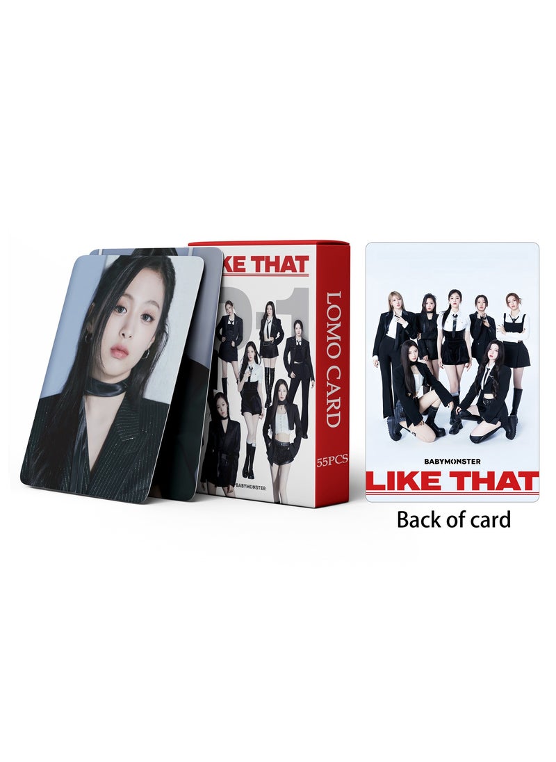 إيهوم - بطاقات بيبي مونستر الالبوم الجديد “Like That” صور لومو 55 قطعة - Image 1