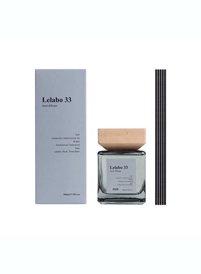 Spectra Home Reed Diffuser LELABO 33, 500 ML | 1 Pack | Reed Diffuser Set, Oil Diffuser & Reed Diffuser Sticks, Home Decor & Office Decor, Fragrance and Gifts - Image 2