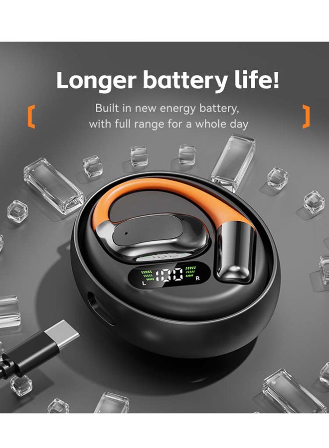 EXMY 2025 New 360° Rotating AI Translator Earbuds – 2-Way Translation, HD Sound, OWS for Sports & Travel - Image 1