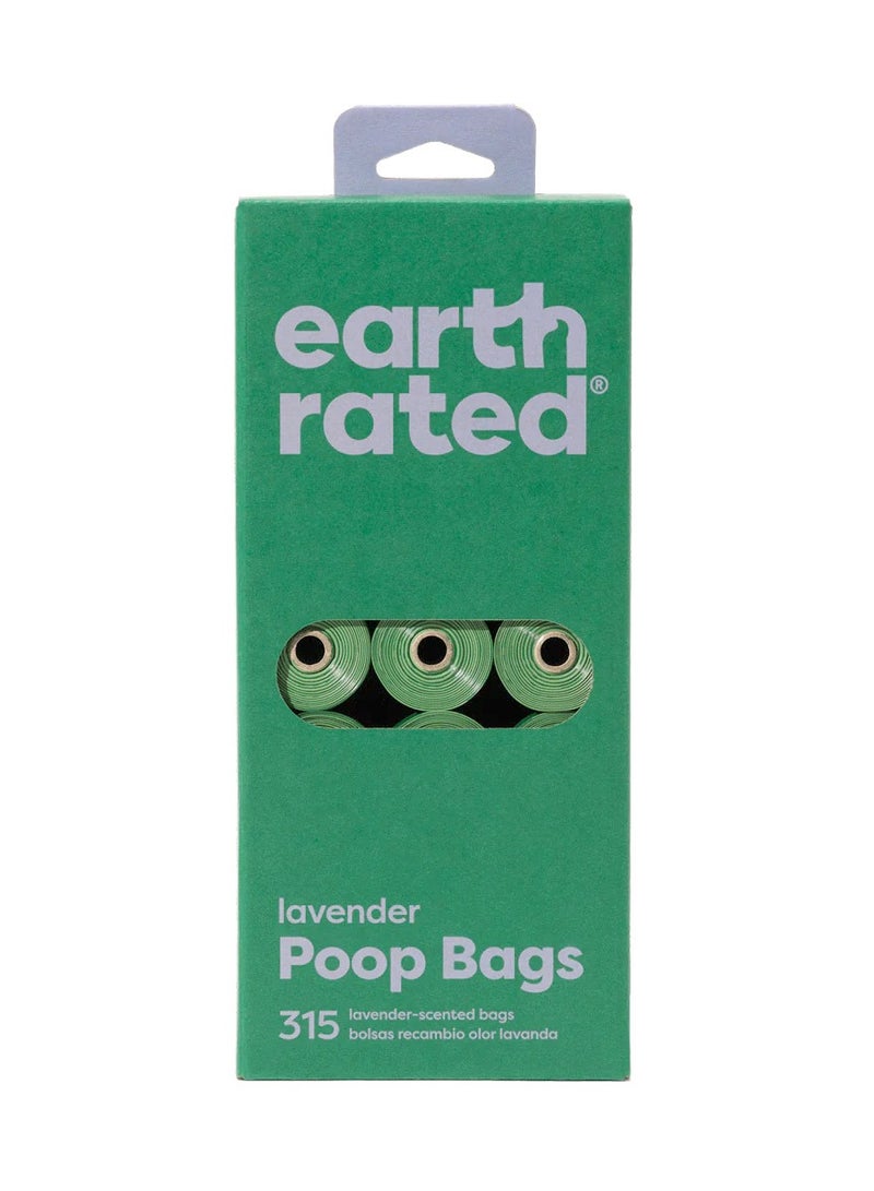 Earth Rated Roll of Lavender-Scented Waste Bags for Dogs, Each with 315 Bags - Image 1