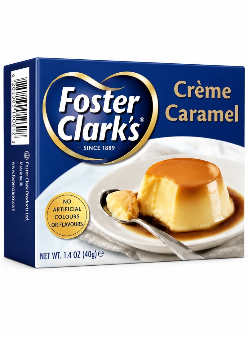 Foster Clark's Crème Caramel Dessert – Classic Soft Caramel Pudding Mix | Smooth & Creamy Sweet Treat for All Occasions | FLORKS CLARKS - Image 1