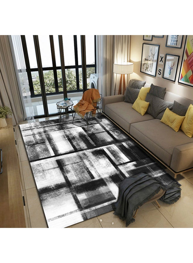 Arabest Color Blocks Pattern Living Room Carpet Multicolour 40X60cm  - Image 3