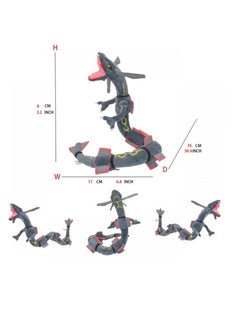 Y&D 1-Piece Pocket Monsters Figure Rayquaza Plush Toys 76cm  - Image 3