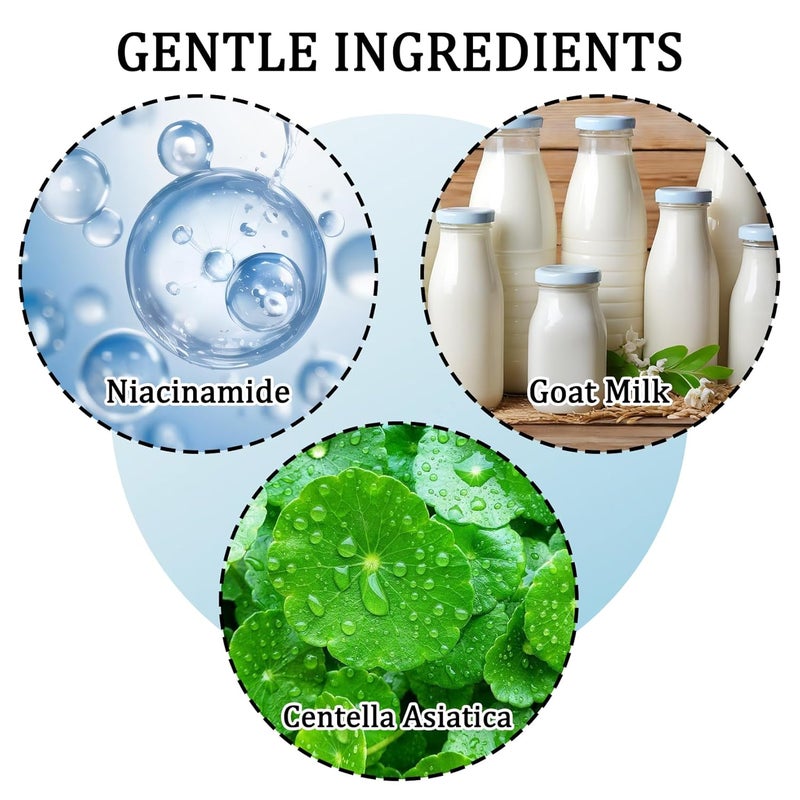 DuoZeng Goat Milk Body WashGentle Silk Soft Foaming Milk BathMoisturizing Body Cleanser for All Skin - Image 3