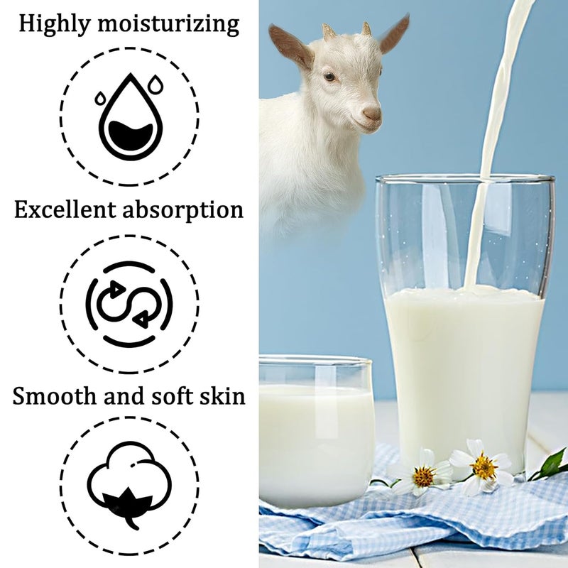 DuoZeng Goat Milk Body WashGentle Silk Soft Foaming Milk BathMoisturizing Body Cleanser for All Skin - Image 5
