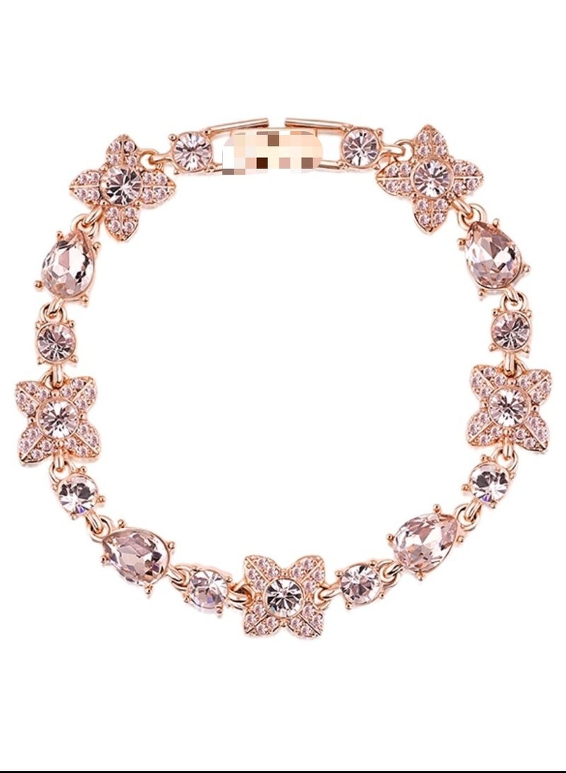 Jewelry rose gold high-end bracelet