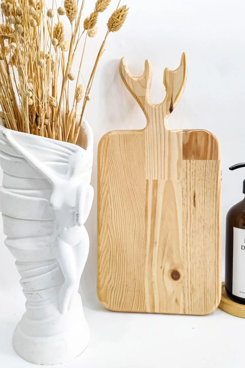 نيشيف Stag Wooden Serving and Cutting Board Light Brown