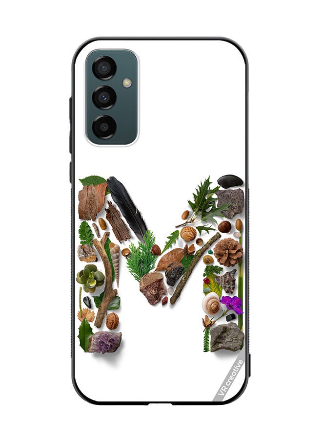 VR CREATIVE غطاء حماية لجهاز سامسونج جالاكسي F13/M13 بتصميم حرف M متعدد الألوان - Image 1