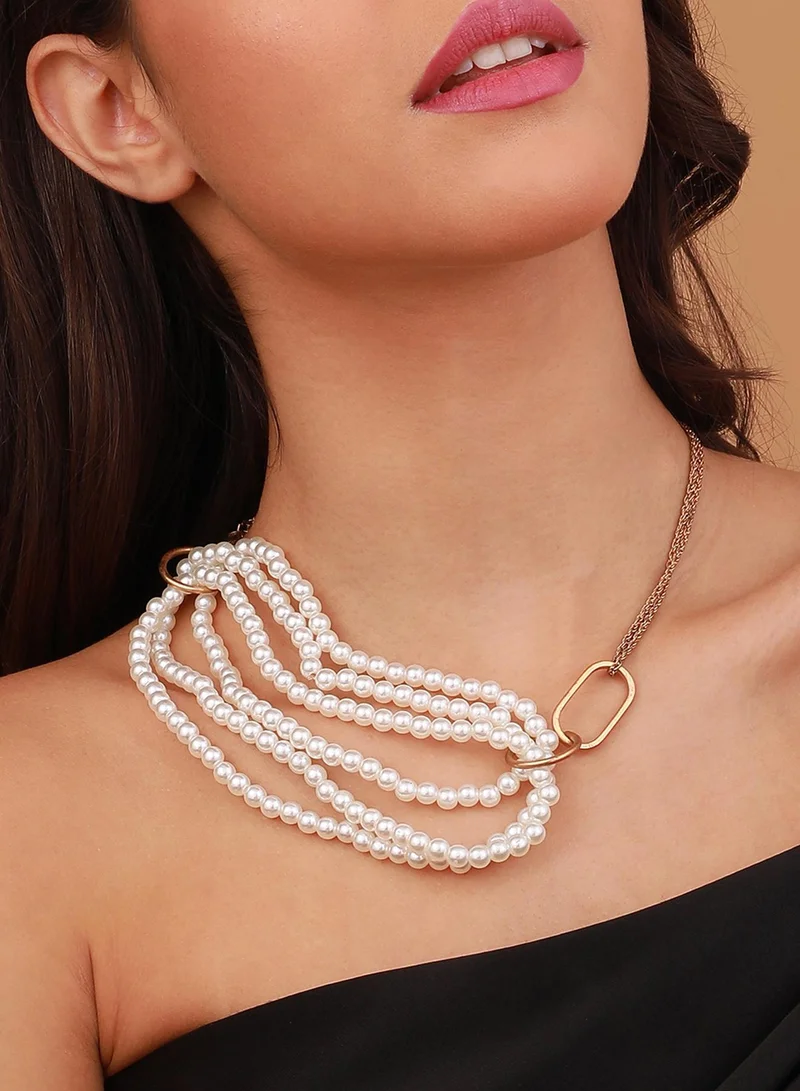 SOHI Larissa Artificial Chain Necklace Jewellery