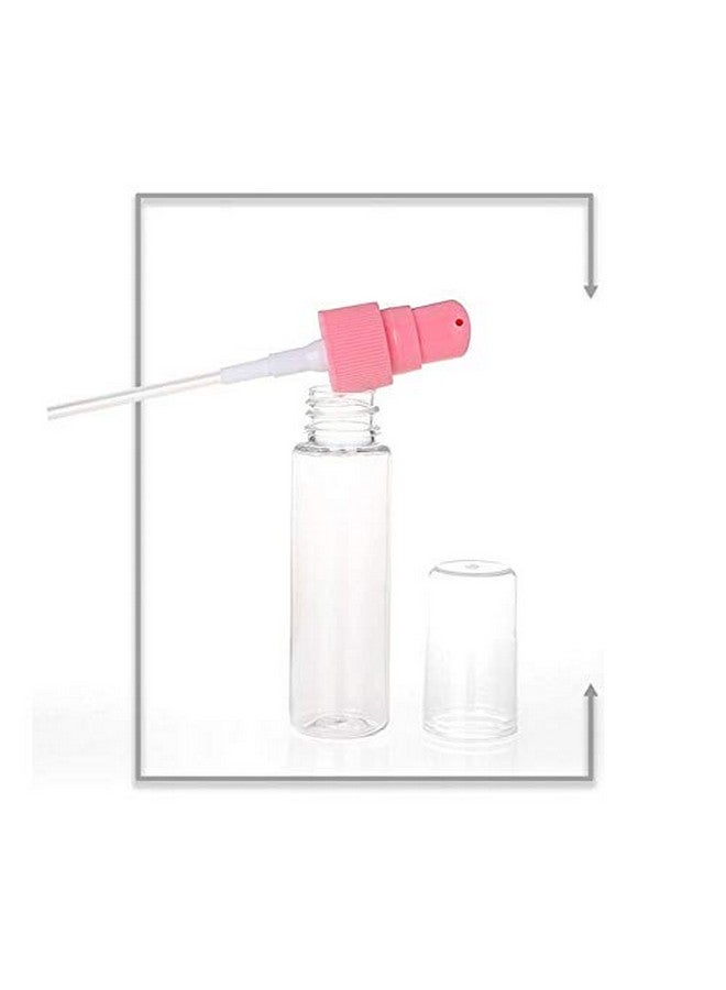 SYBL 6Pcs 30Ml/1Oz Empty Refillable Plastic Lotion Pump Bottles Portable Cosmetic Makeup Sample Storage Container Vial Pot For Shower Gel Shampoo Toiletries Liquid(Brown) - Image 5