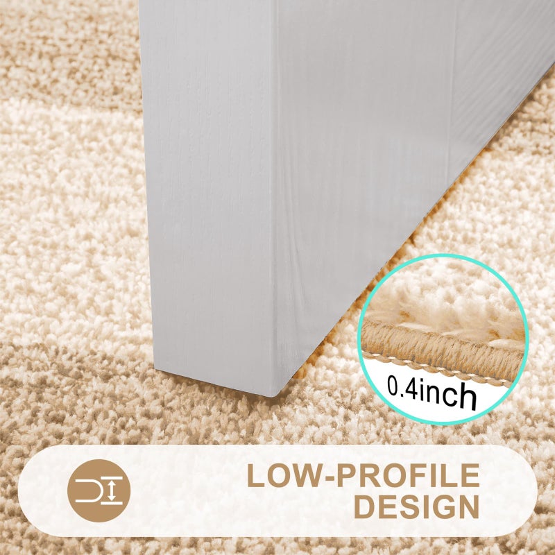 Kitinjoy Indoor Door Mat  36x24 Non-Slip Absorbent Dirt Trapper Entrance Mat  Low-Profile Washable Inside Floor Mat  Sturdy Soft Entry Doormats for Entryway  Beige - Image 4