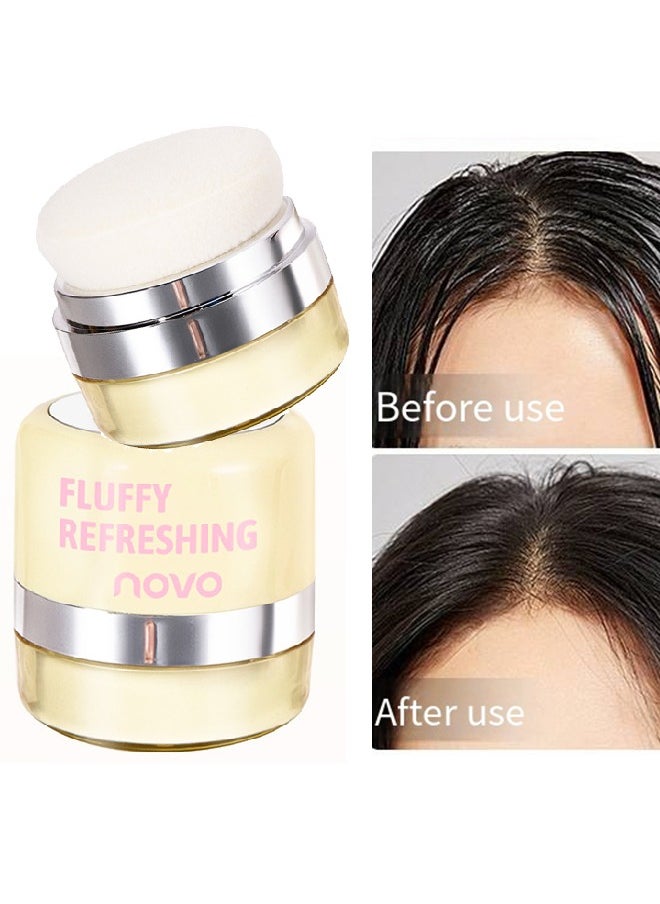 Novo - Flutty refreshing -Hair Styling Powder, Oil-Control Easy to Apply Lightweight Texturizing Matte Finish Strong Hold Hair Volume Powder, Create Natural Look for Unisex - Image 1